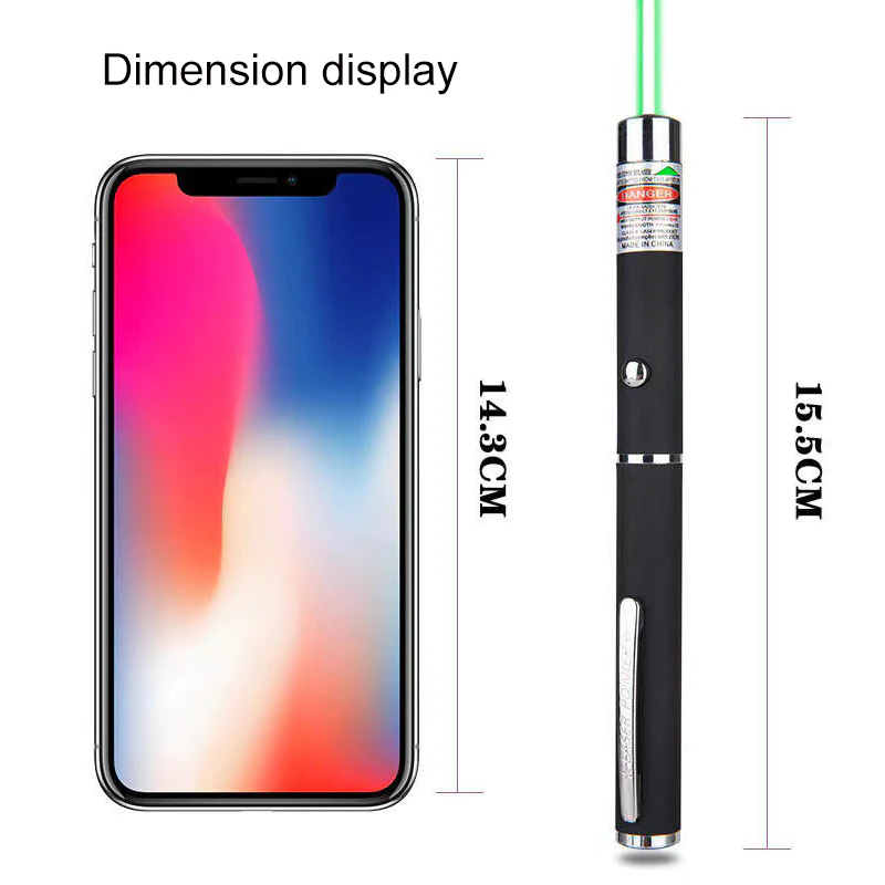 3 Packs 900Mile Laser Pointer Pen Green Blue Red Light Visible Beam